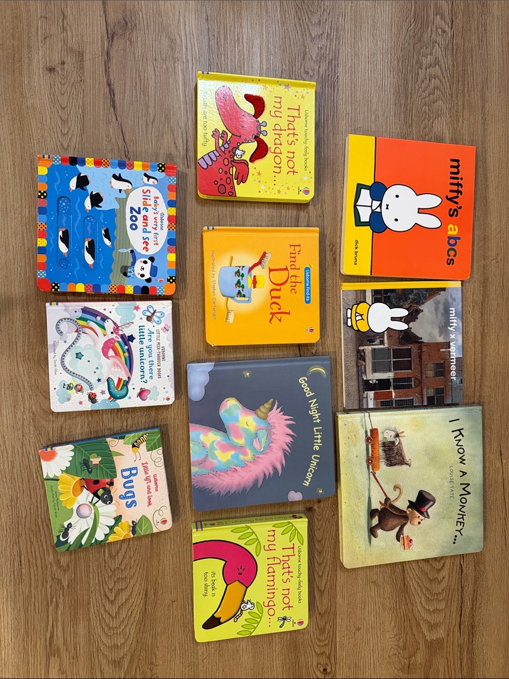 Usborne Kids Board Book Set – Bright Yellow & Orange Covers